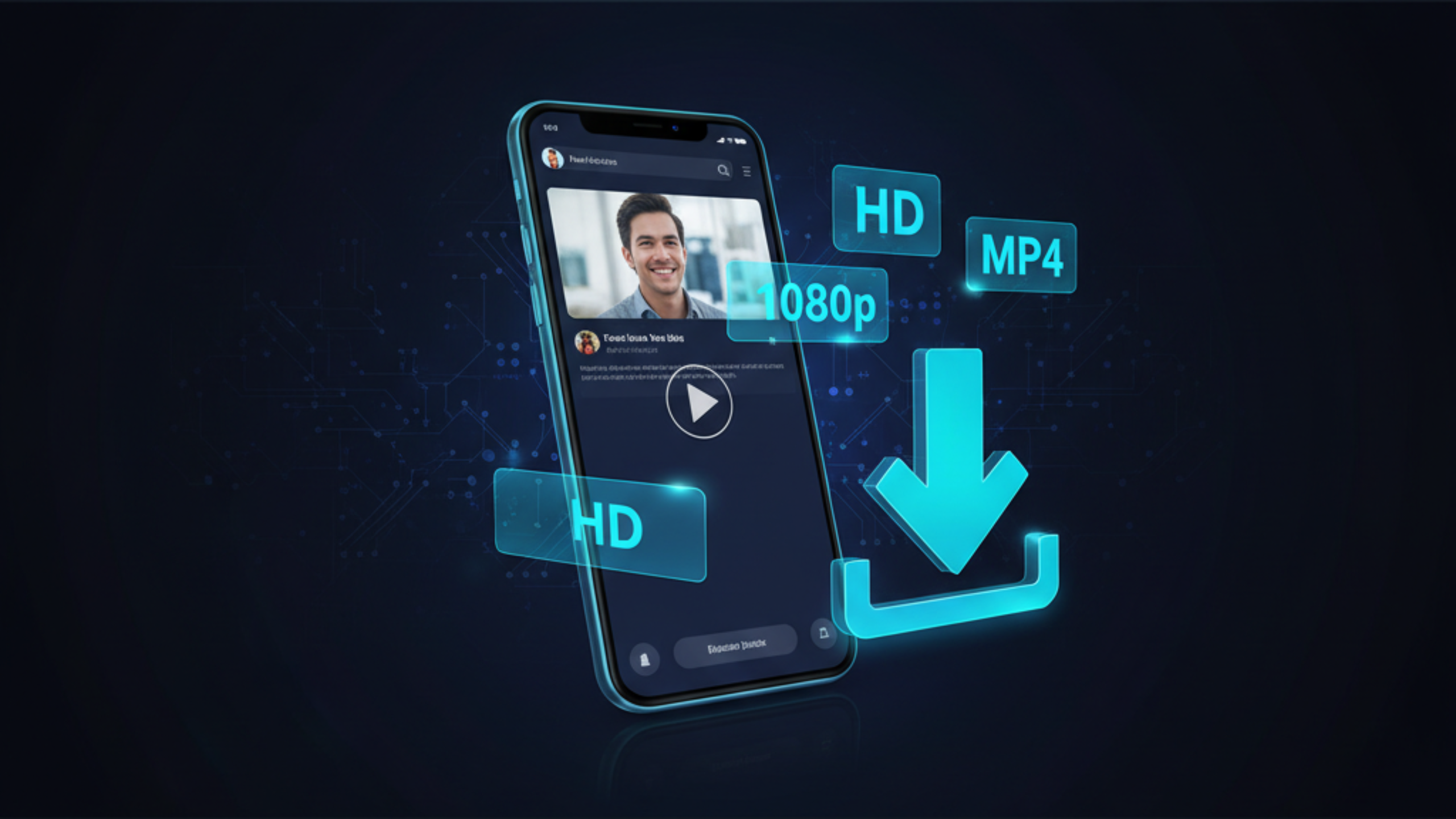 Download Facebook videos in HD MP4 1080p using FreeSocialDownloader