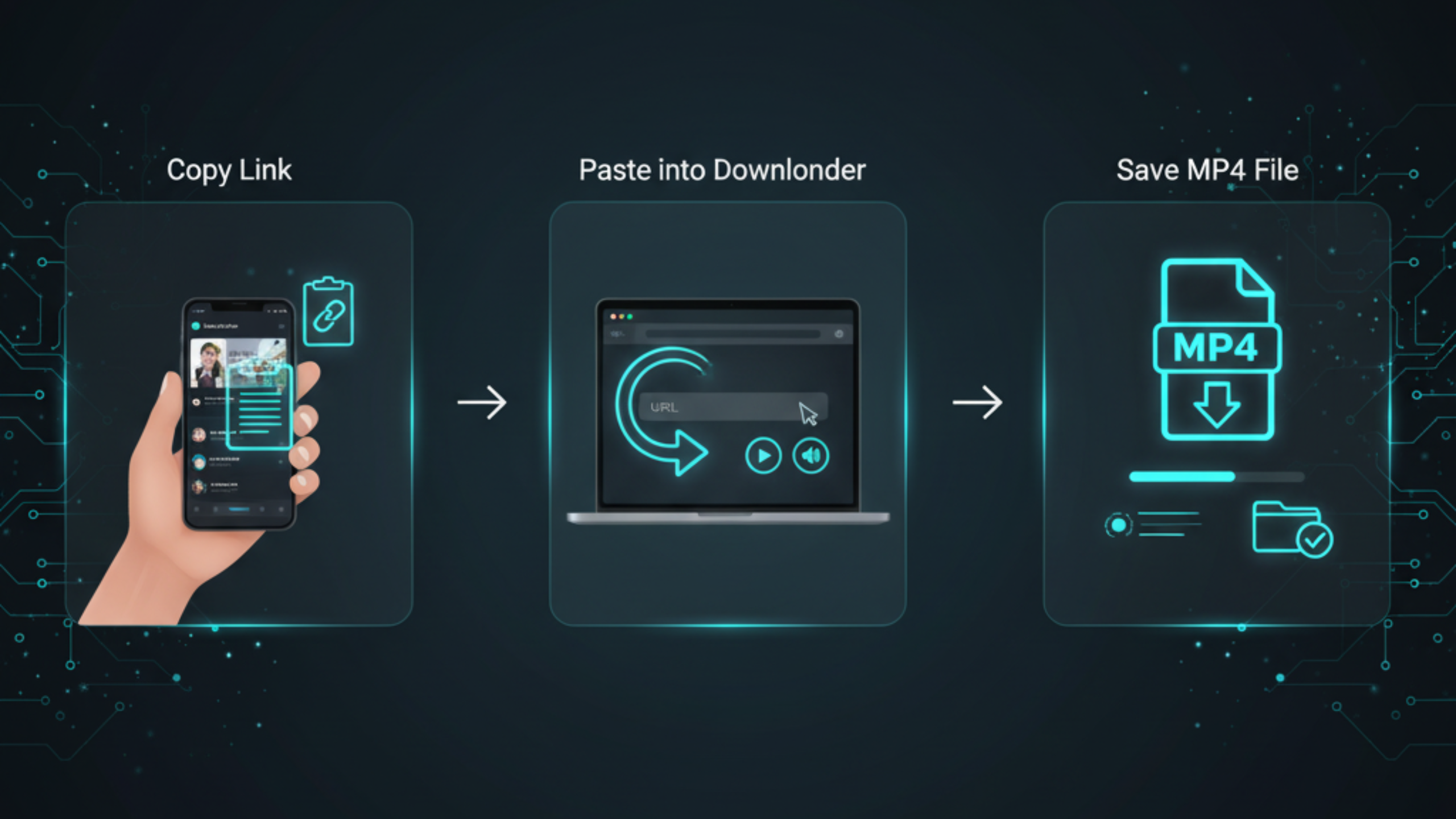 Steps to download Snapchat videos as MP4 using a browser tool