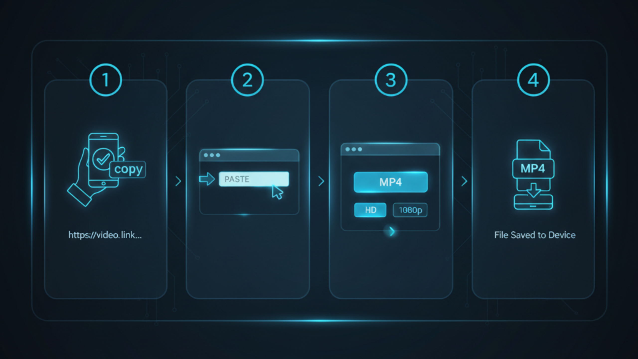 Steps to download YouTube videos online in HD MP4 using a browser downloader