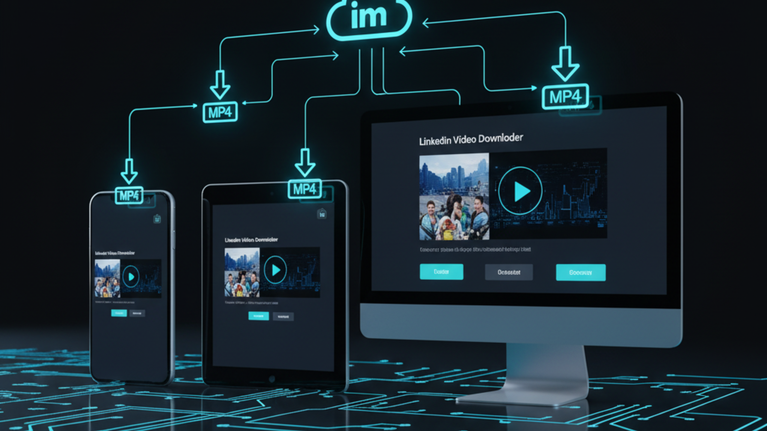 LinkedIn video downloader for mobile and desktop devices