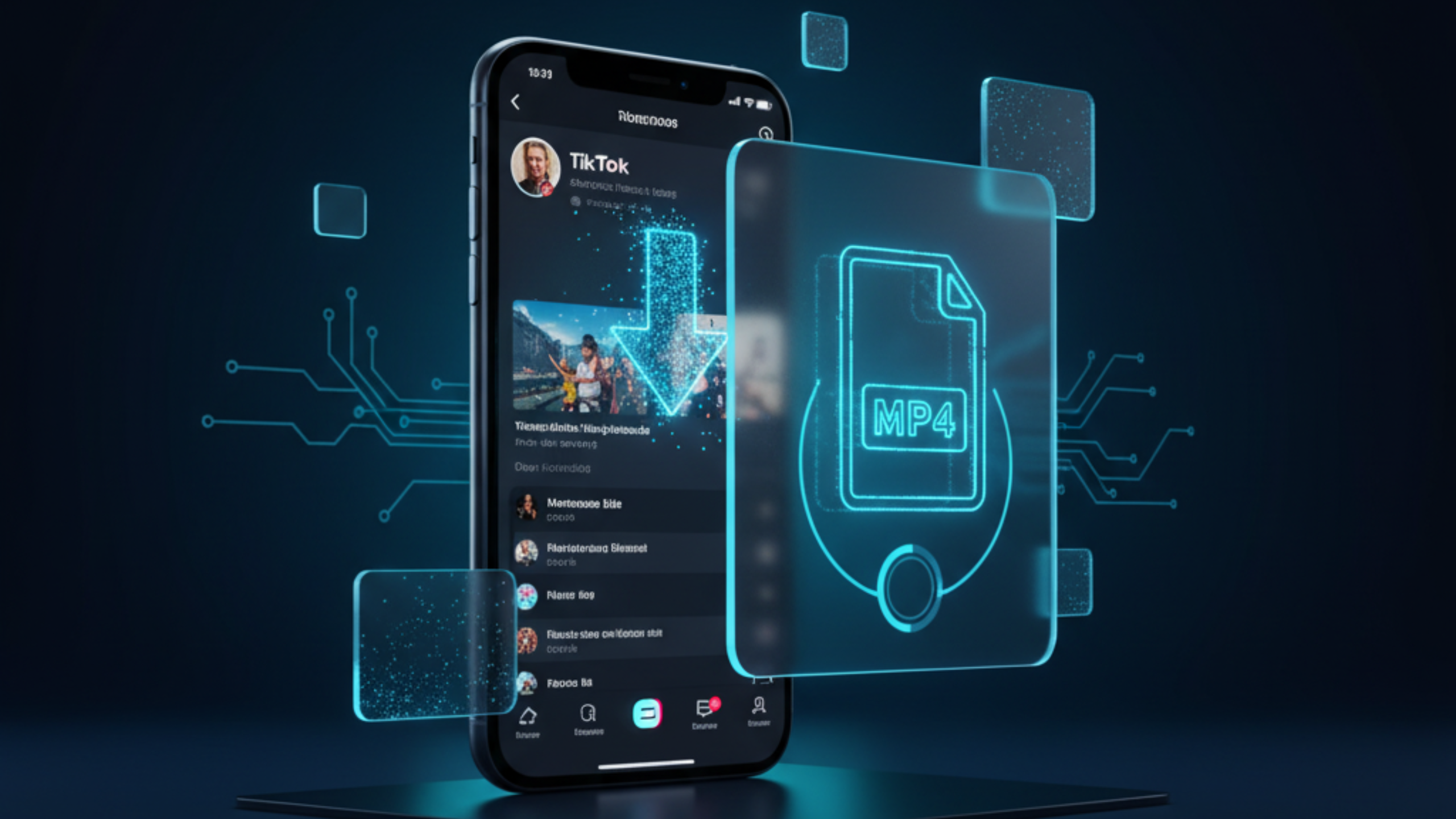 TikTok video downloader for MP4 HD and no watermark downloads using FreeSocialDownloader